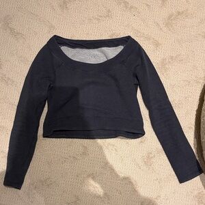 Cropped Lululemon Boatneck Sweater